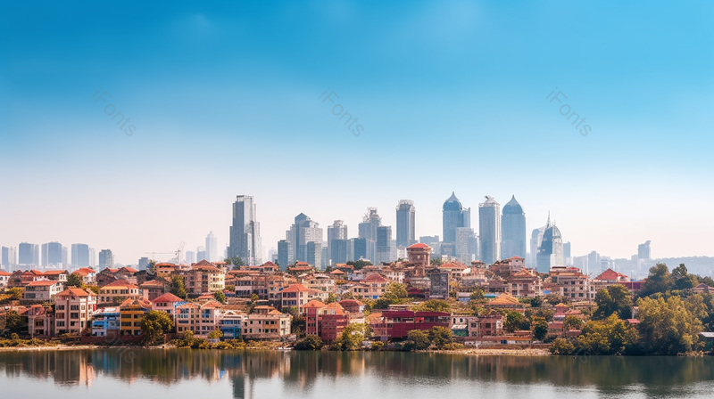 厦门鼓浪屿眺望都市摩天大楼,高清,摄影图,摄影图片,图片大全,摄影图免费下载